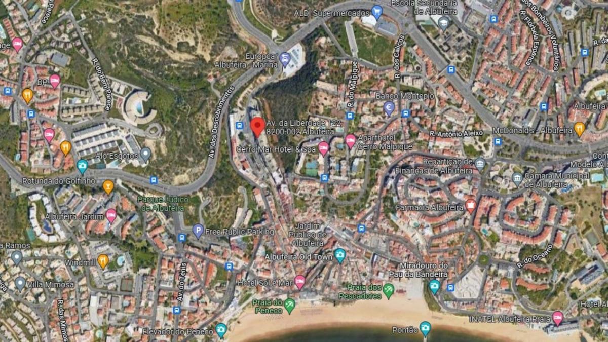 Algarve Modern T1 Apartment With Balcony In Albufeira Luaran gambar